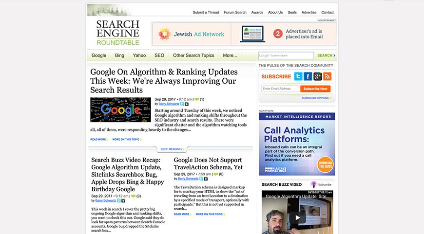 seroundtable seo blog