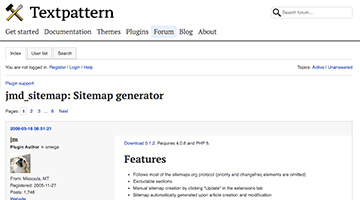 JMD_Sitemap: Sitemap Generator