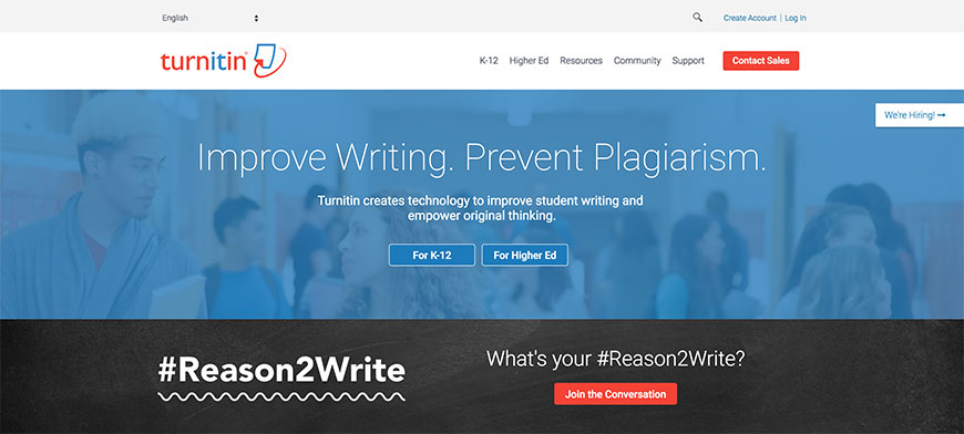 turnitin plagiarism tools