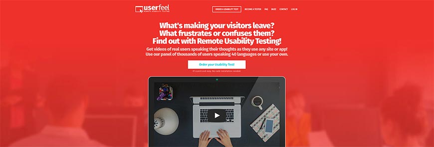 user feel