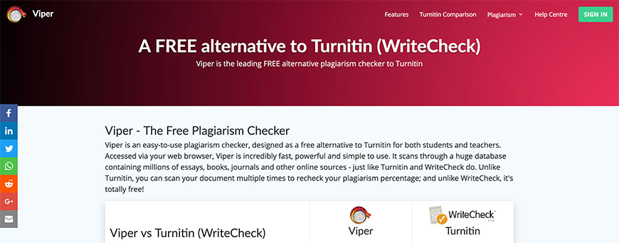 viper plagirarism tools
